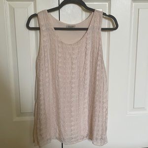 Silk, dressy, pink tank top